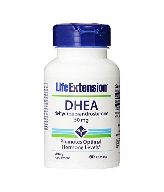 Life Extension DHEA 50 Mg, 60 capsules