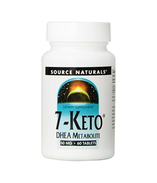 Source Naturals, complément anti-âge, 7-keto 50mg