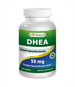 Best Naturals DHEA 50 mg, 120 comprimés.