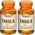 Sundown Naturals DHEA 50 mg (paquet de 2).