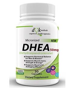 Supplément DHEA 50mg.DVK MEDICALS.