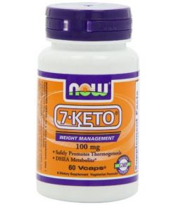 NOW 7-KETO 100 mg,60 Capsules.