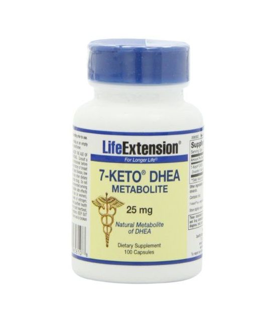 Life Extension 7 Keto DHEA 25 Mg,100 capsules
