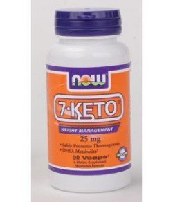 Now Foods 7-KETO, 90 Caps, 25 mg