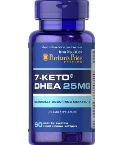 Puritan’s Pride, 7-Keto Dhea, 25 mg.