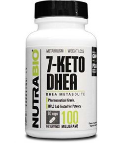 NutraBio 7-KETO DHEA 100mg - 60 Capsules