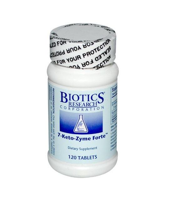 Biotics Research - 7-Keto-Zyme Forte, 120 comprimés.