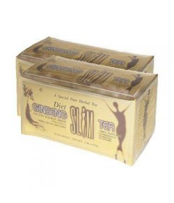 Diet Ginseng Slim Tea pour la perte de poids, (2 paquets )