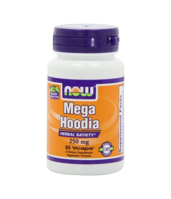 NOW Mega Hoodia 250mg, 60 Capsules Veg