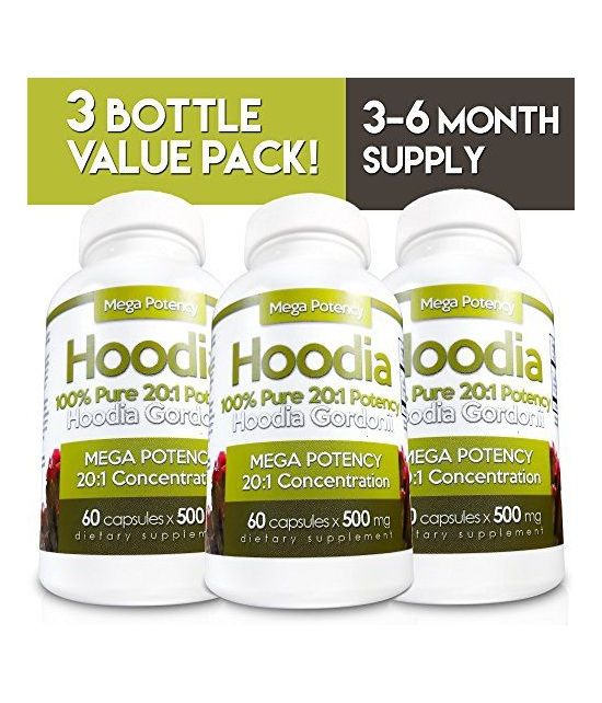 Hoodia Gordonii – pack de 3 bouteilles-