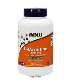 NOW L-Carnitine 1000 mg,100 capsules.