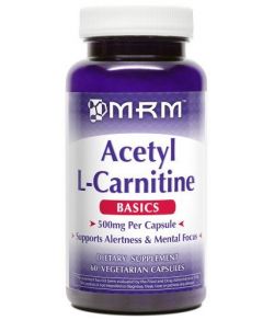 MRM Acétyle L-carnitine 500mg par capsule.