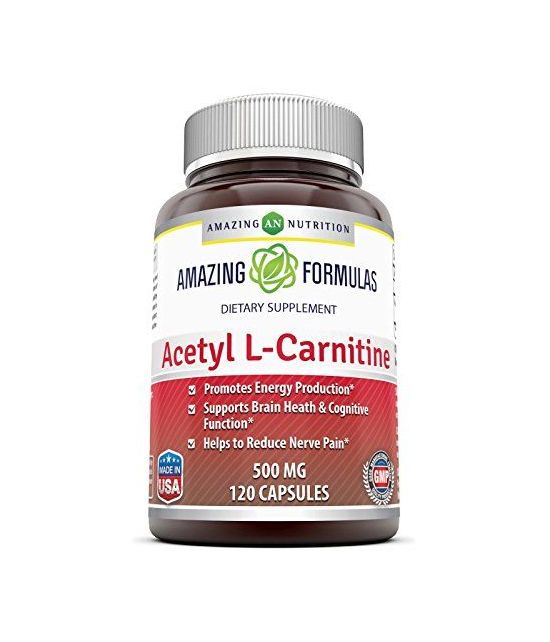 Formule Acétyle L-carnitine 500 Mg 120 Vcaps.