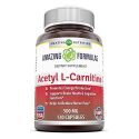 Formule Acétyle L-carnitine 500 Mg 120 Vcaps.