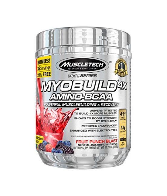 MuscleTech MyoBuild 4X, 332 grammes.