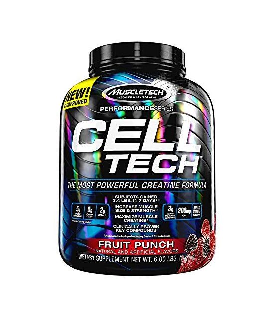 MuscleTech CellTech, Poudre de Créatine, 2.72 kg.