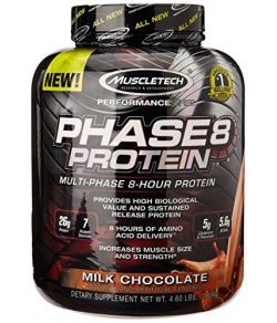 Poudre de protéines MuscleTech Phase8,  2.1 kg