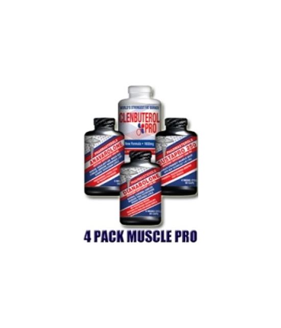 PACK VIP PRO MUSCLE 4 PRODUITS