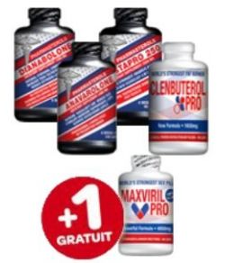 PACK MUSCLE BOOSTER PREMIUM 5 PRODUITS