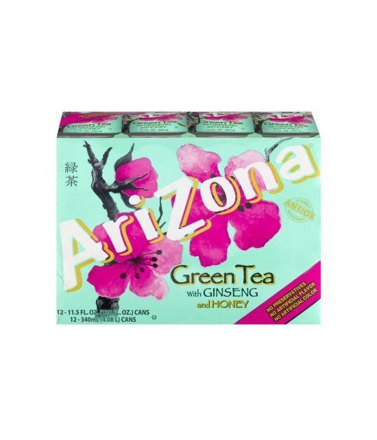 AriZona Thé vert avec le ginseng et miel - 12 PK 11.5 FL OZ