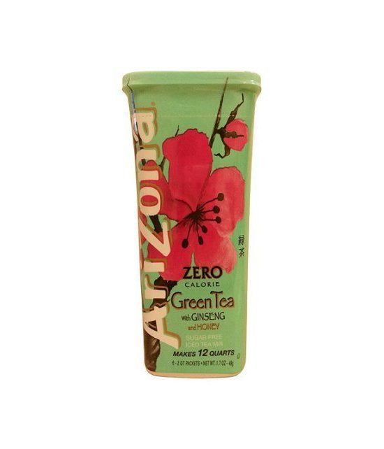 AriZona Thé de thé vert avec Ginseng 17 oz (paquet de 12)