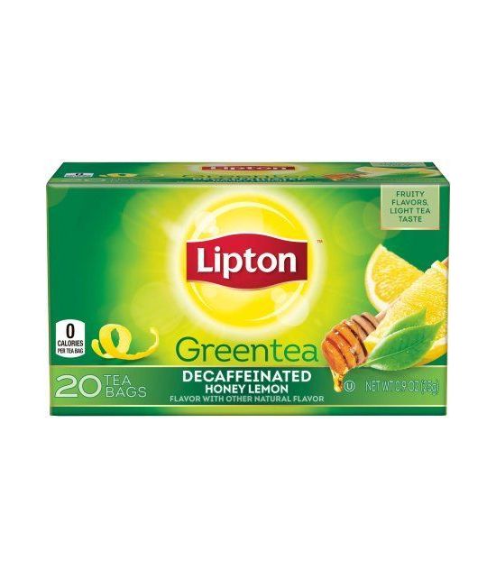 Lipton Thé vert miel citron Sacs de thé 20 ct