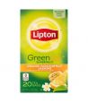 Lipton Sacs orange -amp- Passionfruit Thé vert au jasmin 20 ct