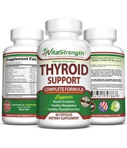 Soutien de la thyroïde Premium - Formule complète pour aider la perte de poids et améliorer l'énergie avec l'iode Varech Var