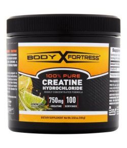 Body Fortress 100% Pure Créatine Chlorhydrate Complément alimentaire Citron Citron vert en poudre 352 oz