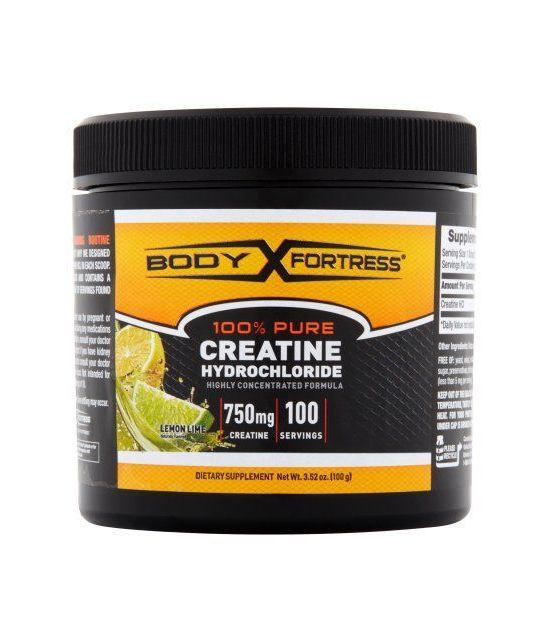 Body Fortress 100% Pure Créatine Chlorhydrate Complément alimentaire Citron Citron vert en poudre 352 oz