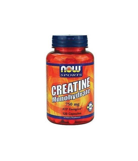 NOW Sport Créatine Monohydrate 750mg capsules 120 ch