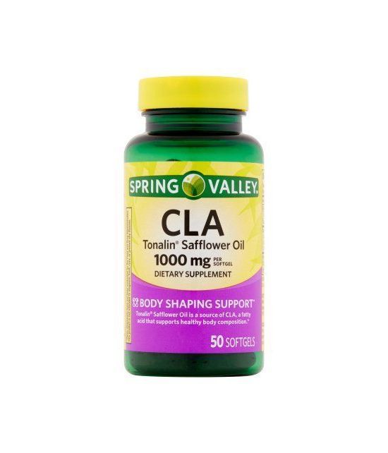 Spring Valley CLA Tonalin huile de carthame Gélules 2000 mg par portion 50 ct