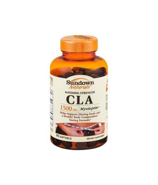 Sundown Naturals CLA Complément alimentaire gélules 1500 mg 90 compte