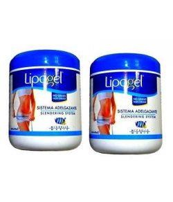 Lipogel caféine système Minceur -amp- Slendering Crème 8 Oz. Lot de 2