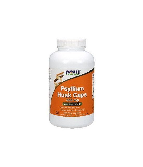 NOW Foods psyllium 500mg 500 Capsules