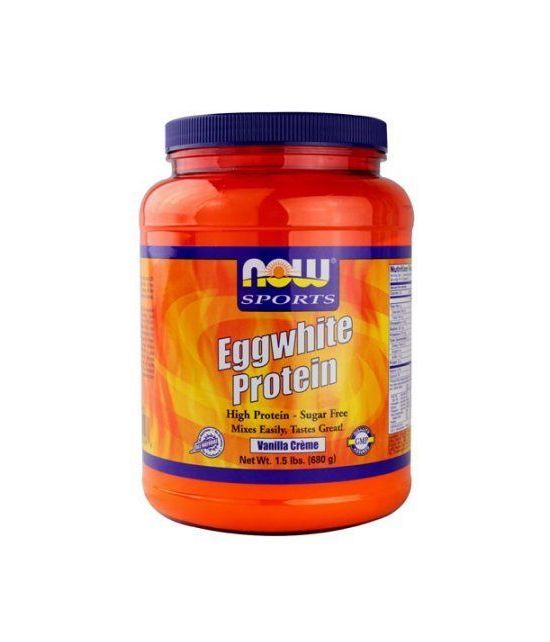 NOW Foods Sport Eggwhite protéines Crème vanille 1.5 Pound