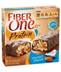 Fiber One protéines Chewy Coconut Bar aux amandes 5 - 117 oz Bars