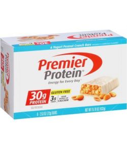 Premier Protein yogourt Peanut Crunch Barres de protéines 253 oz 6 count