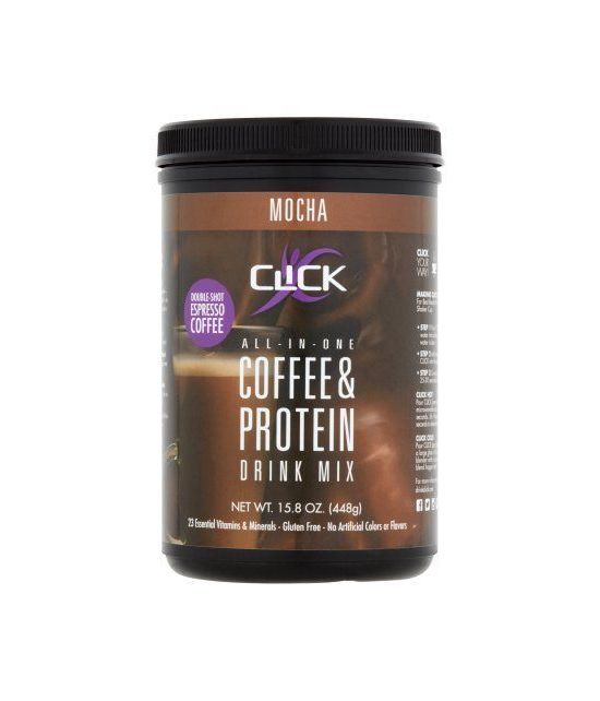 Cliquez protéines Mocha Espresso Drink Mix 158 oz