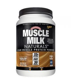 Muscle Milk Naturals réel chocolat naturel musculaire maigre poudre de protéines 395 oz