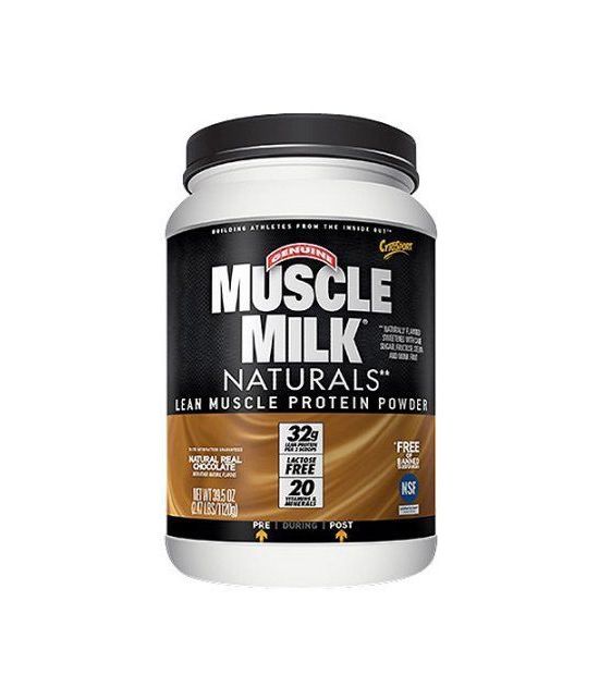 Muscle Milk Naturals réel chocolat naturel musculaire maigre poudre de protéines 395 oz