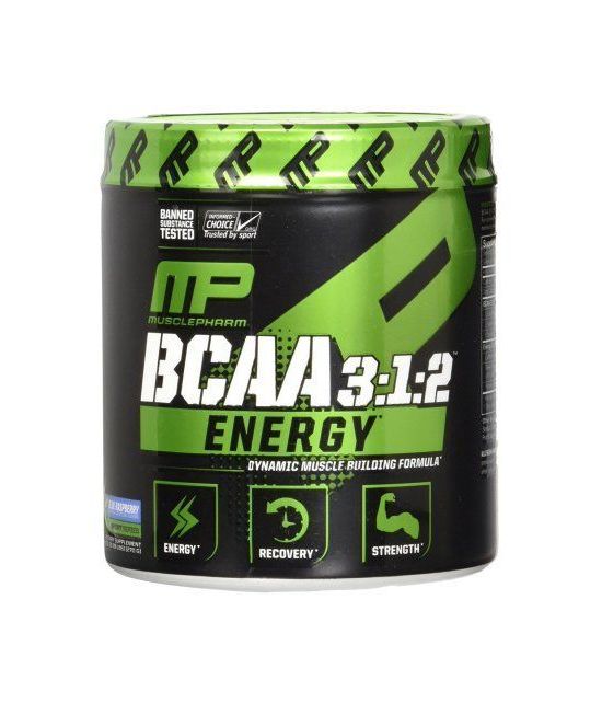 MusclePharm BCAA 3- 1- 2 énergie bleu framboise 30 Portions