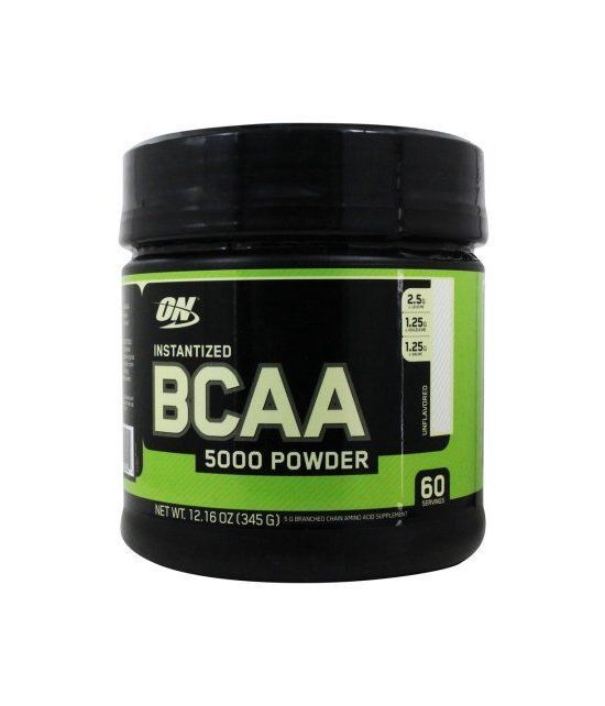 OPTIMUM NUTRITION - BCAA en poudre 60 Portions 5000 mg sans saveur. - 345 grammes