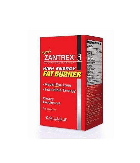 Zantrex-3 rouge à haute teneur énergétique Fat Burner capsules 56 Ct