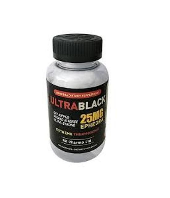 ULTRA BLACK 25 MG D'EPHEDRA 100CAPS