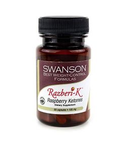 Swanson Razberi-K Raspberry Ketones 100 mg 60 Capsules