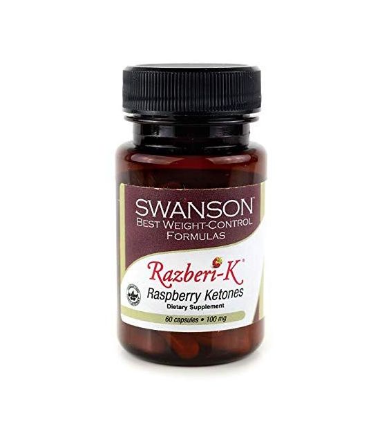 Swanson Razberi-K Raspberry Ketones 100 mg 60 Capsules