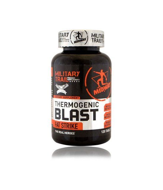 Military Trail thermogénique comprimés Blast 120 Ct