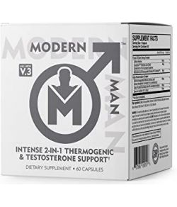 Modern Man V3 Aumentador Booster et Thermogenic 60 Pills