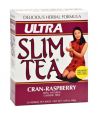 Hobe Labs Ultra Slim Tea Cran-framboise - 24 sachets de thé